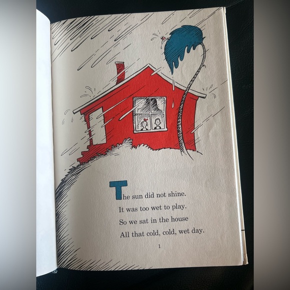 ✨Rare 1985 Dr. Seuss 'The Cat in the Hat' Book - Picture 8 of 16